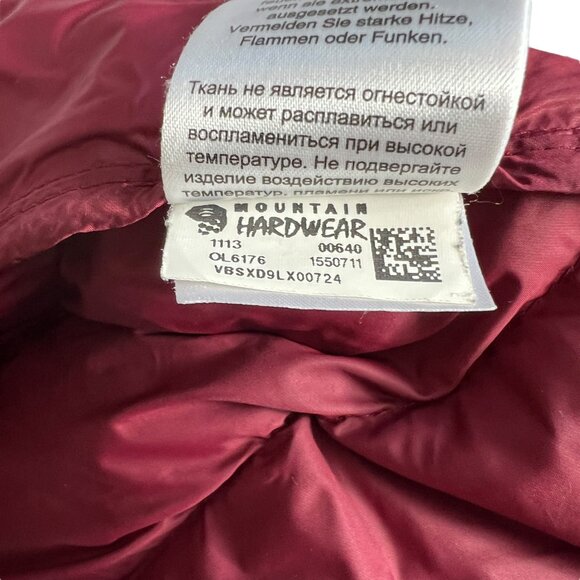 Mountain Hardware Women's Ratio Duck Down Full Zip Vest in Magenta Pink Size M - Picture 7 of 8